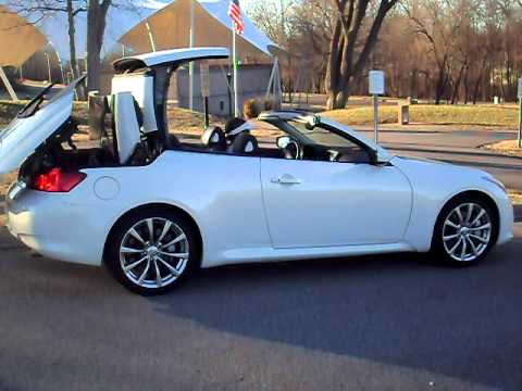Infiniti G37S - Convertible Top Operation