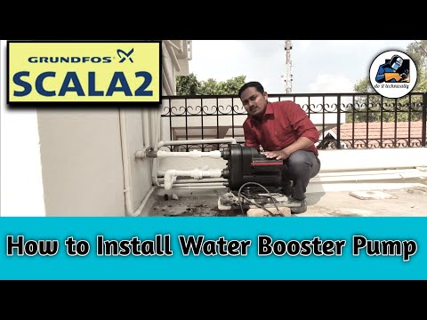 How To Install Pressure pump || Grundfos SCALA2