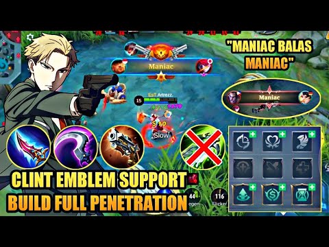 Epic Comeback, Maniac dibalas Maniac, Build Clint Tersakit 2022 - Road To Top 1 Global Clint MLBB
