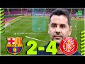 TACTICS: FC BARCELONA 2-4 GIRONA | MICHEL VS XAVI