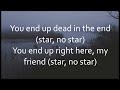 Jack Off Jill - Star No Star lyrics