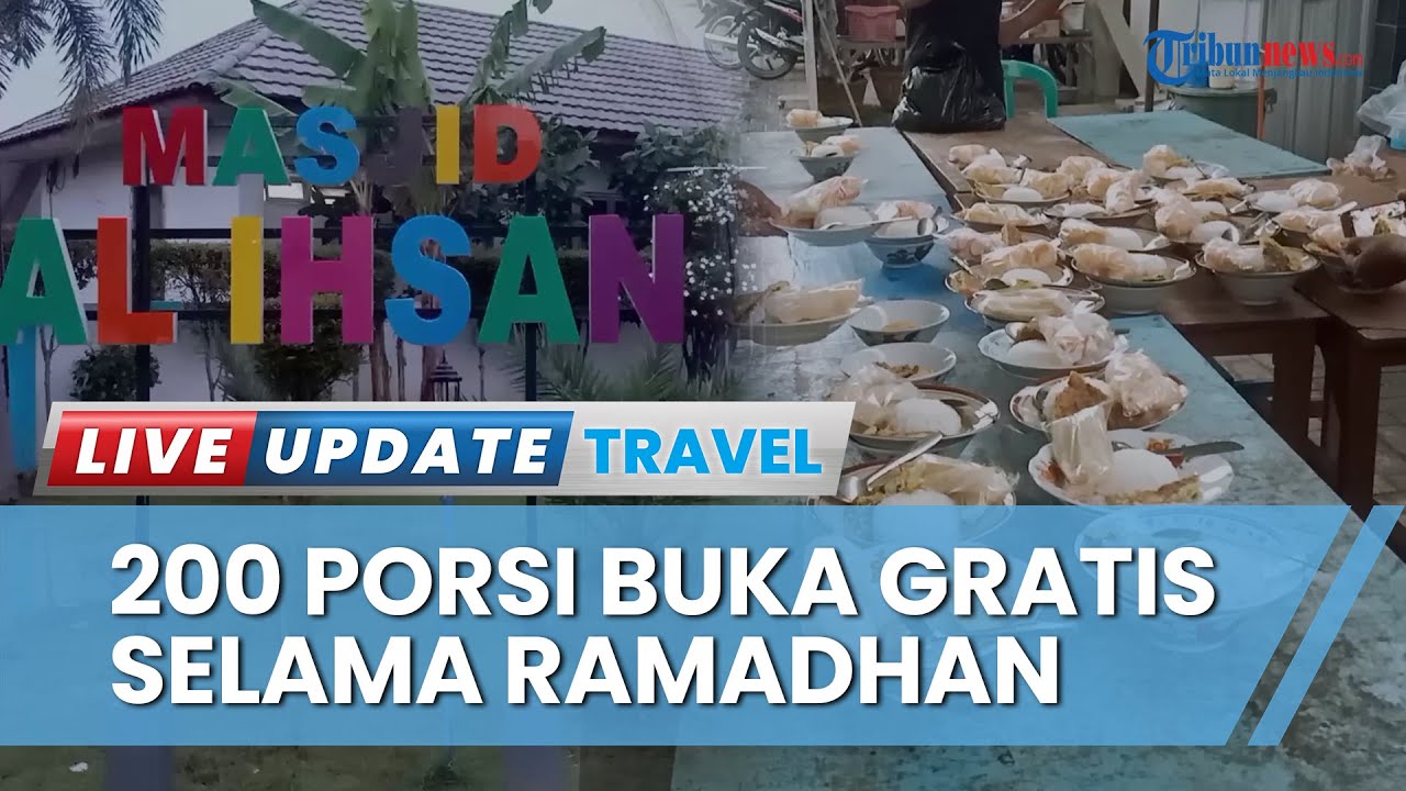 Tradisi Selama Ramadhan, Masjid Al Ihsan di Pekalongan Bagikan 200 Porsi Makanan saat Buka Puasa