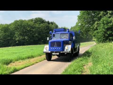 Magirus Saturn 150D10 luftgekühlt V6 Deutz THW SW2000 Feuerwehr LKW Oldtimer Veteranenhalle