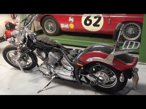 Yamaha V Star 1100 Bobber Build Time Lapse