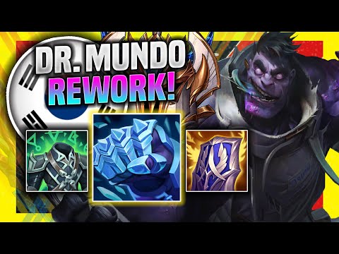 KOREAN CHALLENGER NEW MUNDO REWORK JUNGLE GAMEPLAY! - Challenger Plays Dr. Mundo Jungle vs Olaf!