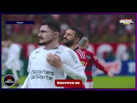 FLAMENGO 2 X 0 GOIAS - PEDRO MARCA E SUBSTITUIDO NA GAMEPLAY DE PES 21 - OREGON PB # 65