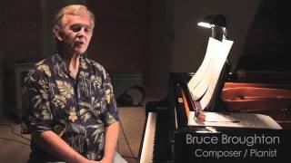 Working with composer Bruce Broughton (Tombstone, Silverado, Tiny Toons) on "Premieres" CD