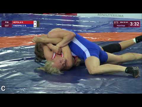 Repechage WW - 58 kg: K. HEPOLA (FIN) v. A. TIKERPALU (EST)
