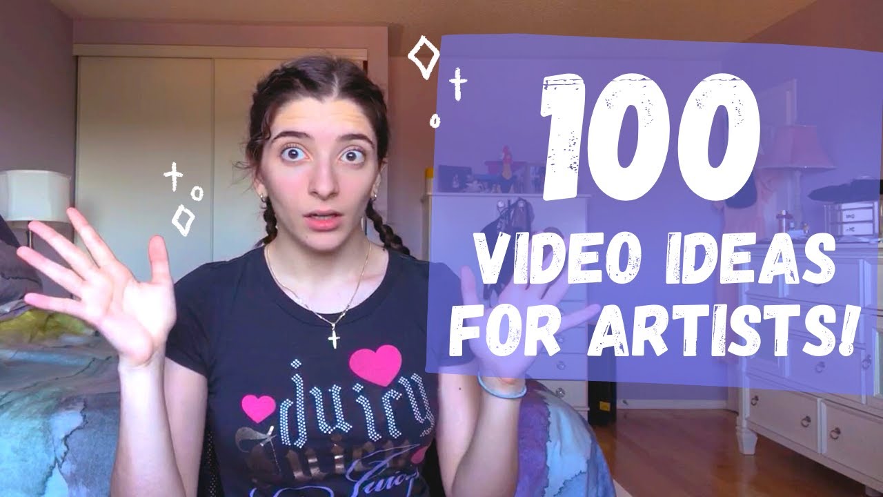 100 Video Ideas for Art Youtubers! ☆ Youtube Video Ideas for Artists + Art Channel Video Ideas ☆