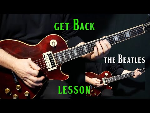 how to play "Get Back" on guitar by The Beatles | guitar lesson tutorial