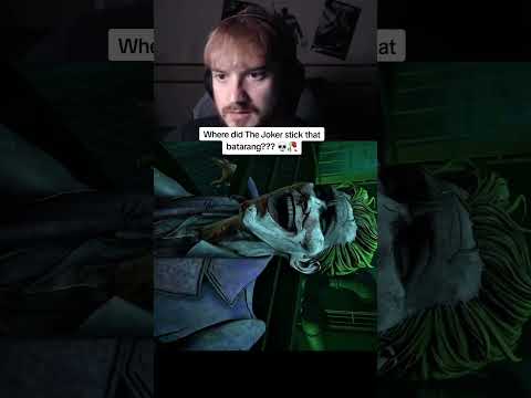 Where Did The Joker Stick That Batarang...? 😂 #telltalegames #gaming