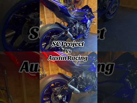 Thumbnail for SC Project vs Austing Project on a 2025 Yamaha R1. #austinracing #scprojectexhaust #yamahar1