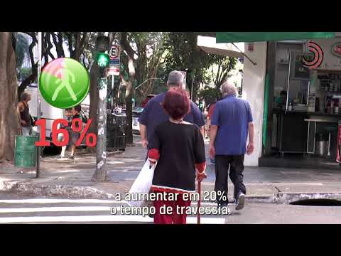 Pesquisa amplia tempo de travessia no trânsito