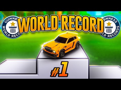 I set a new WORLD RECORD in Rocket League