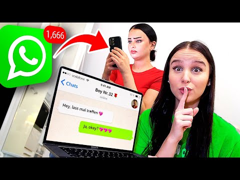 Schwester HEIMLICH beobachten 🤫💞  durch iPhone ! (Teil 8)