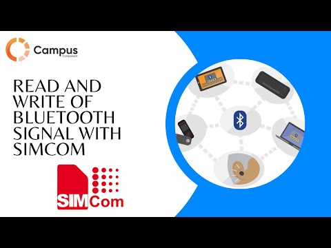 Read and Write of Bluetooth signal with SIMCom | GATT server| Connect Bluetooth of GSM module