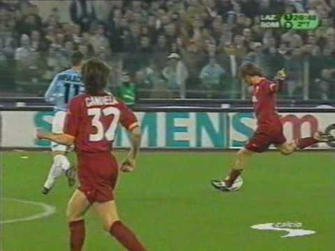 roma 5 lazio 1 cucchiaio totti commento carlo zampa