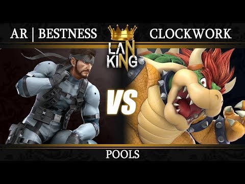Smash Weekly #28 - Pools - AR | BestNess (Snake, Fox, R.O.B.) vs Clockwork (Bowser, Wolf)