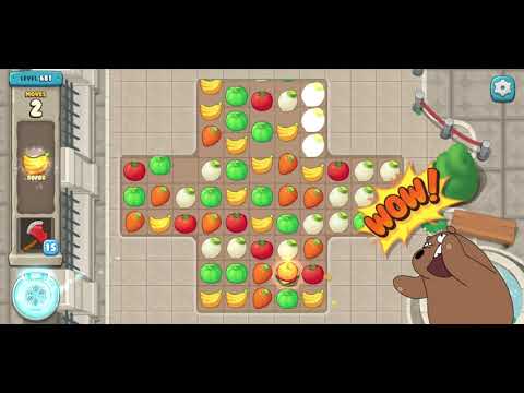We Bare Bears Match3 Repairs Level 681 - No Boosters