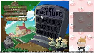 伝説の神ゲー Plants vs Zombies やってみる