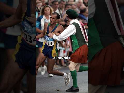 Empujar a un atleta olímpico se volvió en su contra de la forma más irónica