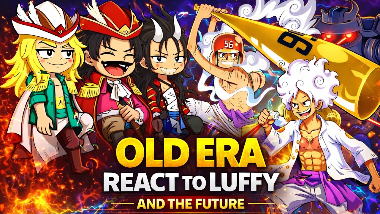 👒 OLD ERA React To LUFFY & FUTURE | Part 1+2 | Gacha Club | One piece react 👒
