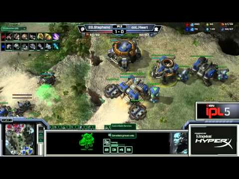 SC2 Heart vs Stephano TvZ Game 2 IPL 5 Losers Round 3 Starcraft 2 Tournaments