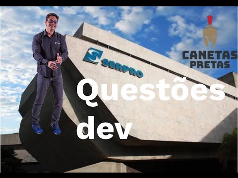 COMENTANDO QUESTÕES DO SERPRO   CESPE   2022   DESENVOLVIMENTO   RAPHAEL LACERDA