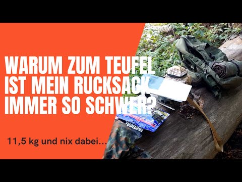 Ausrüstung -  Warum ist mein Rucksack immer so schwer?