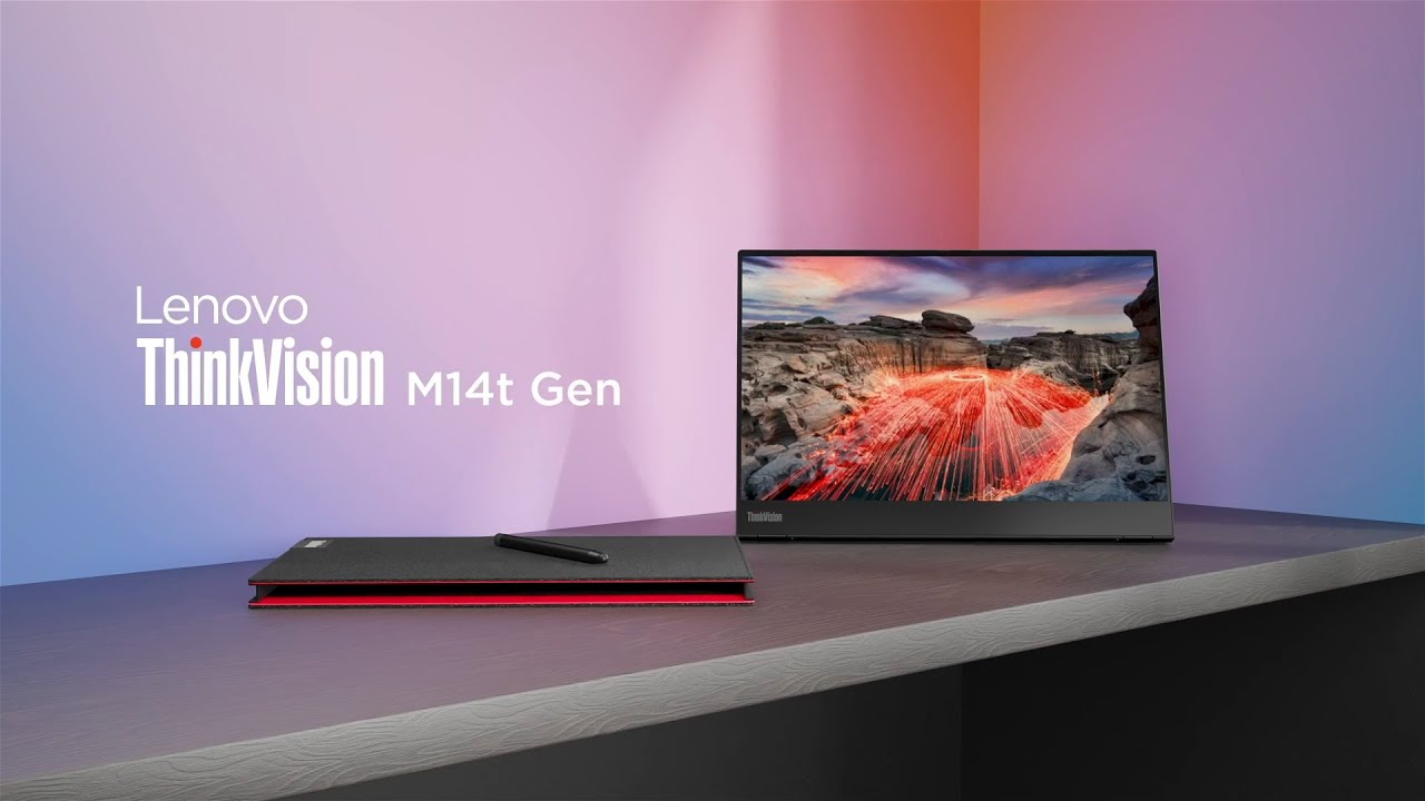 Lenovo ThinkVision M14t Gen2 (タッチ液晶モデル) ThinkVision M14t Gen 2(14型モバイル/2240x1400/IPS/10点マルチ