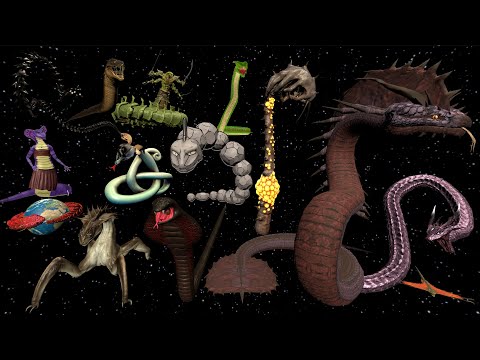 The Fog Snake Of Power Vs World Serpent & Legendary Monster Snake Size Comparison 3D