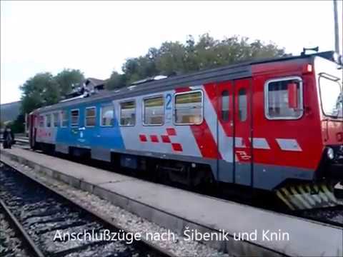 Von Split nach Perković mit der Dalmatinischen Bahn