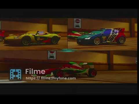 Cars 2 Video Game Miguel Camino VS Francesco Bernoulli VS Raoul Caroule in Pipeline Sprint 3 players
