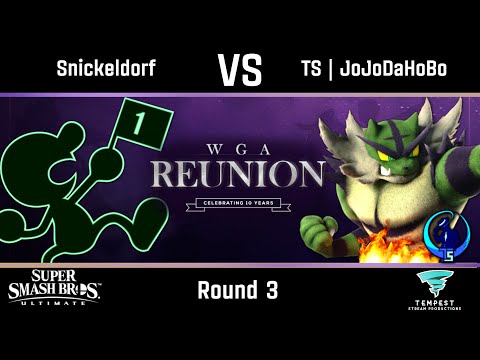 Snickeldorf (Game & Watch) vs TS | JoJoDaHoBo (Incineroar) - Ultimate Round 3 -  WGA: Reunion