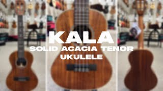 Video thumbnail for Kala KA-SA-T Solid Acacia Tenor Ukulele Demo/Review at Aloha City Ukes by Aloha City Ukes