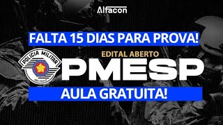 Super Aula PMESP Soldado 2025 | Falta 15 dias para prova!