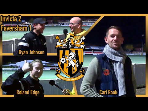Reaction | Ryan Johnson, Roland Edge, Carl Rook | Invicta 2-1 Faversham Town | 13/11/21