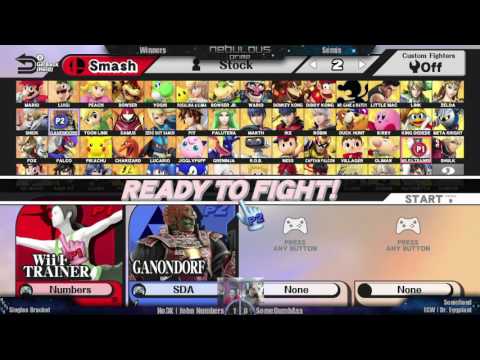 Nebulous Prime #32: Smash 4 Singles - John Numbers VS SomeDumbAss