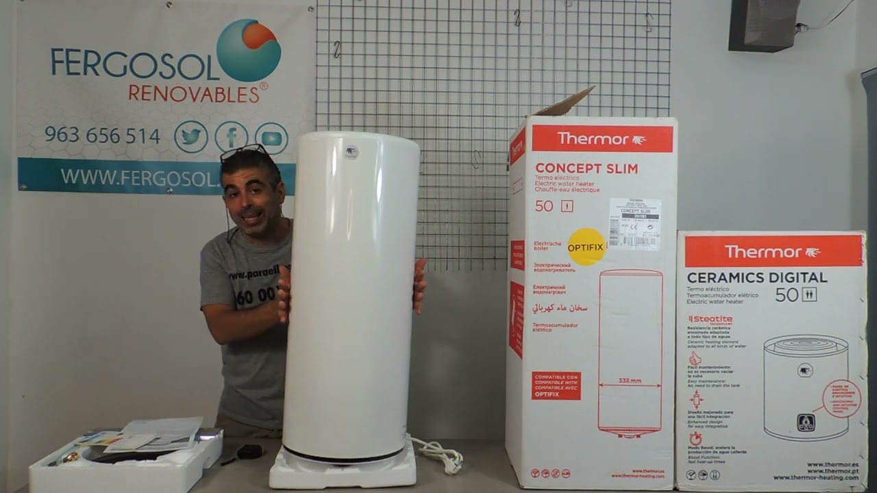 Watch Termo super estrecho Thermor Concept Slim. Antes llamado GP Plus Now Termo super estrecho Thermor Concept Slim. Antes llamado GP Plus