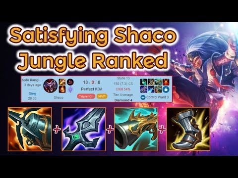 3 Items + Boots at Minute 19 - S12 Shaco Dia Rank [League of Legends] Full Gameplay - Infernal Shaco