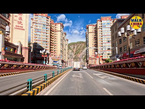 Faszinierendes Tibet: 4K HDR-Autofahrt durch Qamdo | Chinas Moderne