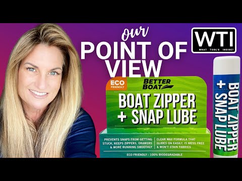 Better Boat Zipper Lubricant & Zip Wax - WTI product video review