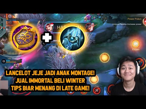 TIPS LANCELOT MENANG DI LATE GAME ! JADI BOCAH MONTAGE WKWK - Mobile Legends Indonesia