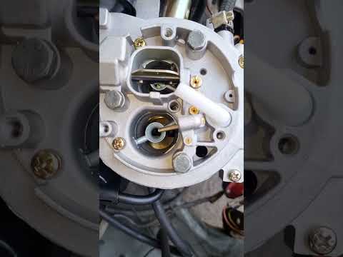 Así trabaja un carburador NUEVO y en PERFECTO ESTADO.