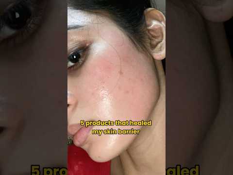 5 Skincare Products That Helped Me Repair My Skin Barrier and acne #skincare #shorts