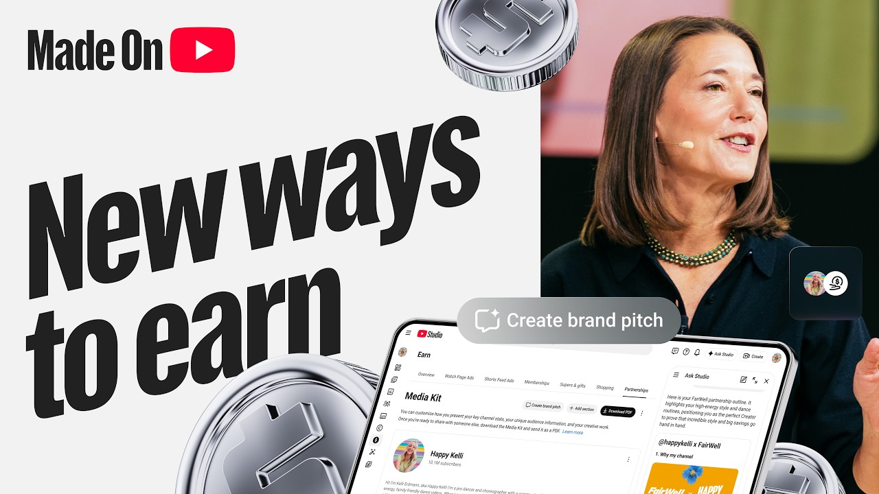 Brand Deals, YouTube Shopping, & New Ways to Earn - Made On YouTube