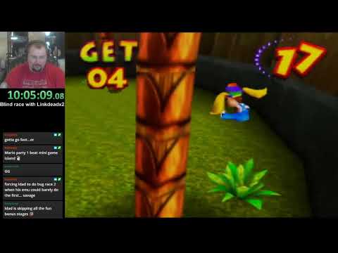 Donkey Kong 64 Blind Race with Linkdeadx2! Part 2