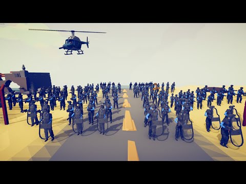 150x FBI RAID ENEMY BASE - Totally Accurate Battle Simulator TABS