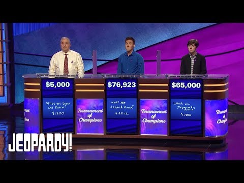Tournament of Champions 2019: James Holzhauer's Final Winning Moment | JEOPARDY!