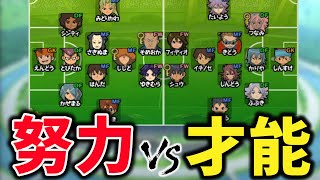 【接戦】努力キャラと天才キャラでそれぞれチーム作って試合したらどっちが勝つ！？【イナズマイレブンストライカーズ2013/イナスト2013】